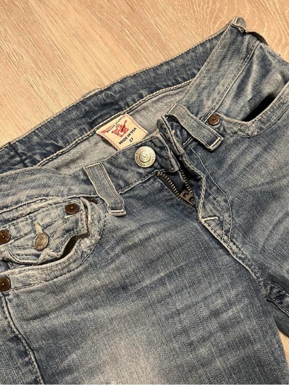 True Religion bootcut flare light wash jeans - Picture 4 of 4